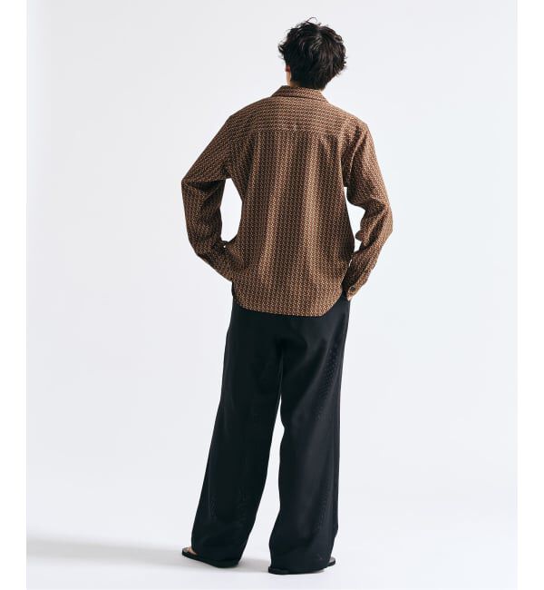 417 EDIFICE「パターンプリント ロングスリーブシャツ」|シャツ・ブラウス|