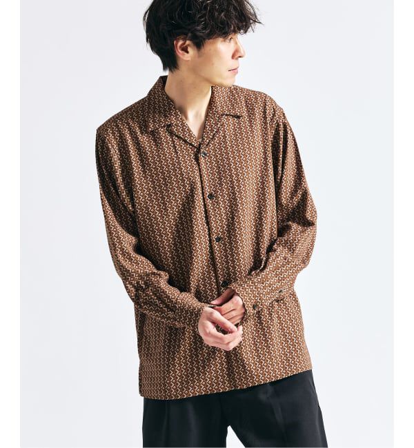 417 EDIFICE「パターンプリント ロングスリーブシャツ」|シャツ・ブラウス|