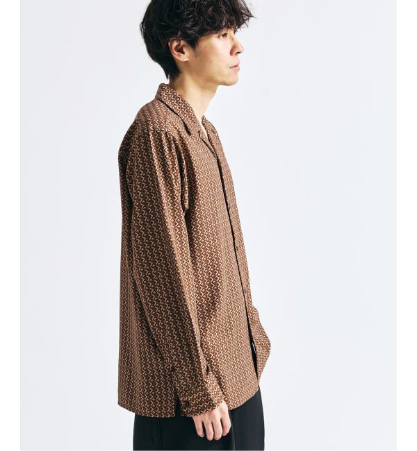 417 EDIFICE「パターンプリント ロングスリーブシャツ」|シャツ・ブラウス|