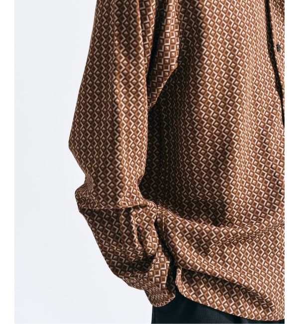 417 EDIFICE「パターンプリント ロングスリーブシャツ」|シャツ・ブラウス|