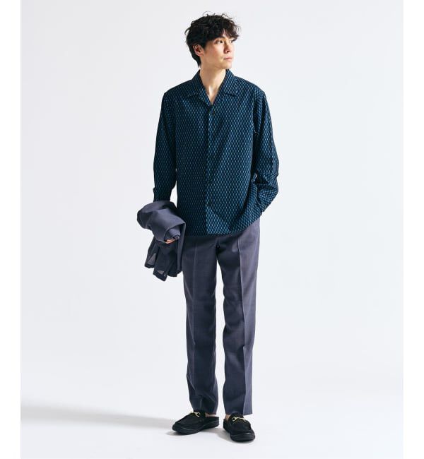 417 EDIFICE「パターンプリント ロングスリーブシャツ」|シャツ・ブラウス|