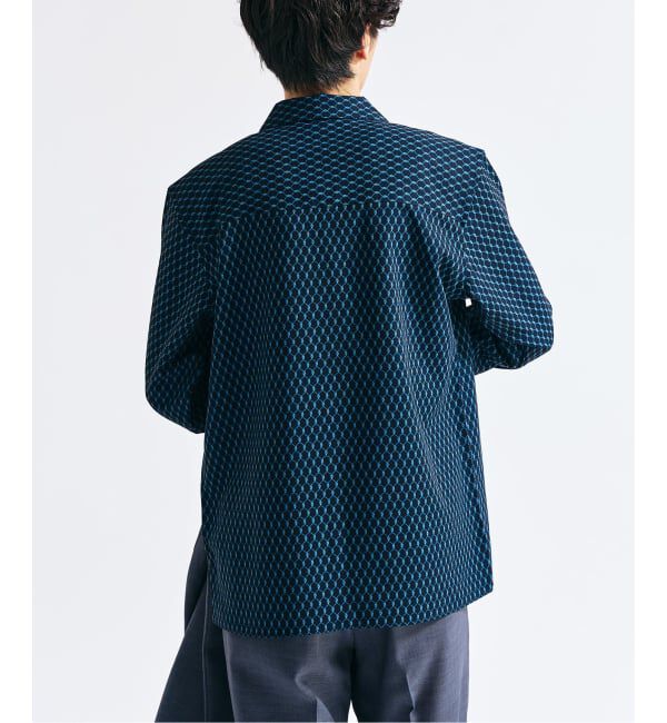 417 EDIFICE「パターンプリント ロングスリーブシャツ」|シャツ・ブラウス|