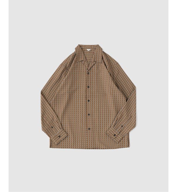 417 EDIFICE「パターンプリント ロングスリーブシャツ」|シャツ・ブラウス|