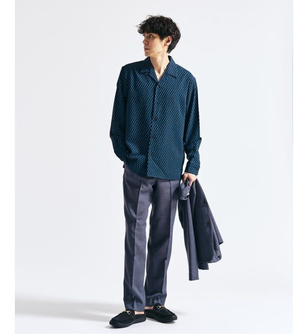 417 EDIFICE「パターンプリント ロングスリーブシャツ」|シャツ・ブラウス|