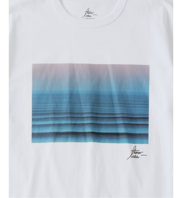 EDIFICE「《予約》THOMAS LODIN(トーマス ロディン) 別注 フォト プリント Tシャツ」|Tシャツ・カットソー|