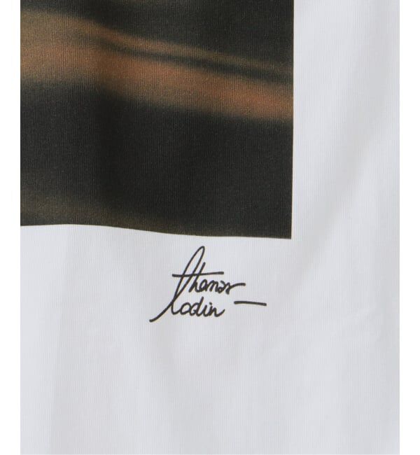 EDIFICE「《予約》THOMAS LODIN(トーマス ロディン) 別注 フォト プリント Tシャツ」|Tシャツ・カットソー|
