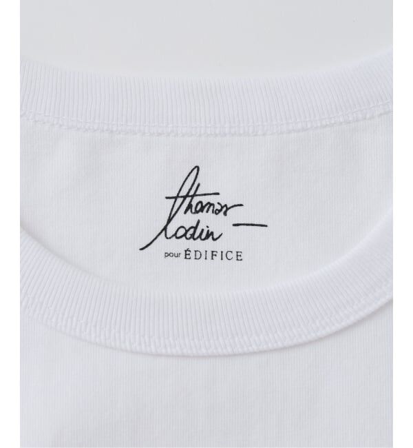 EDIFICE「《予約》THOMAS LODIN(トーマス ロディン) 別注 フォト プリント Tシャツ」|Tシャツ・カットソー|