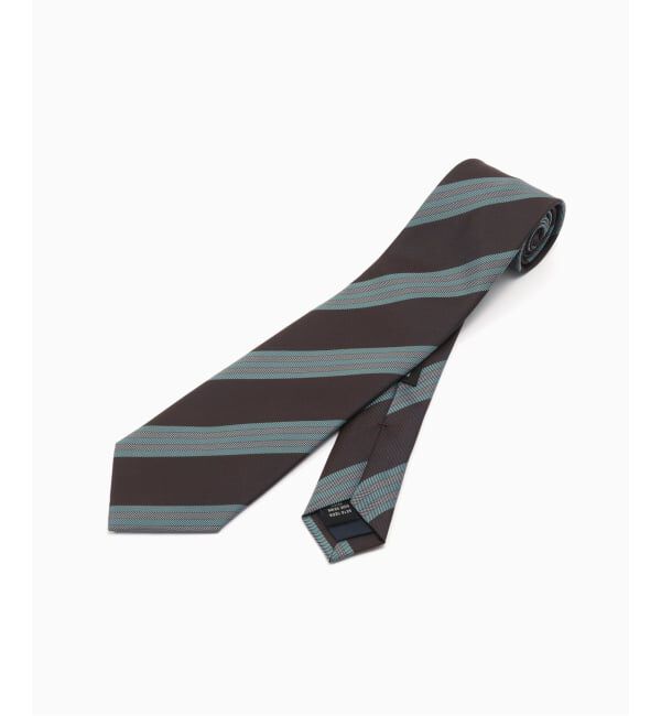 EDIFICE「Holliday & Brown(ホリデー & ブラウン) Jacquard Stripe タイ」|ネクタイ・蝶ネクタイ|ブラウン