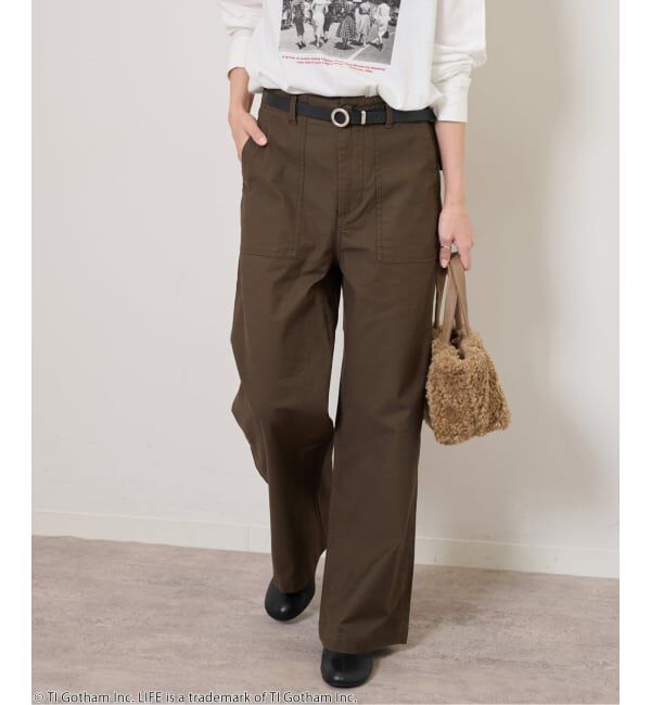 JOURNAL STANDARD relume「《追加25》ワイドベイカーパンツ」|カーゴ|