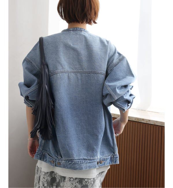 JOURNAL STANDARD relume「［26SS新作］別注【LEVI&rsquo;S】COLLARLESS XL TRUCKER：デニムジャケット」|デニムジャケット|