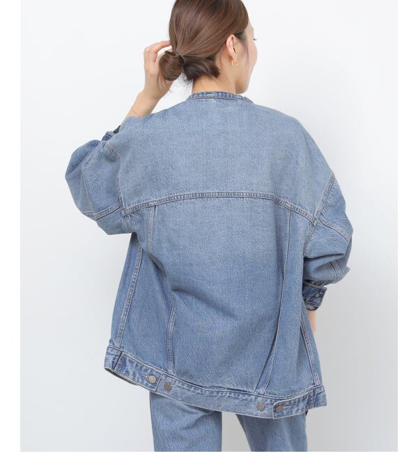 JOURNAL STANDARD relume「［26SS新作］別注【LEVI&rsquo;S】COLLARLESS XL TRUCKER：デニムジャケット」|デニムジャケット|