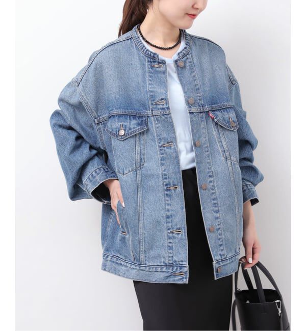 JOURNAL STANDARD relume「［26SS新作］別注【LEVI&rsquo;S】COLLARLESS XL TRUCKER：デニムジャケット」|デニムジャケット|