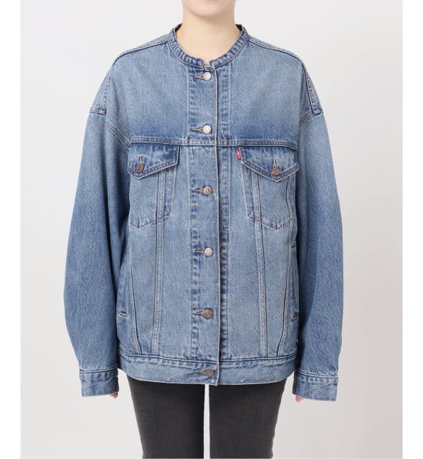 JOURNAL STANDARD relume「［26SS新作］別注【LEVI&rsquo;S】COLLARLESS XL TRUCKER：デニムジャケット」|デニムジャケット|