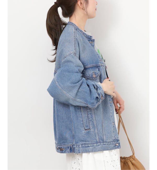JOURNAL STANDARD relume「［26SS新作］別注【LEVI&rsquo;S】COLLARLESS XL TRUCKER：デニムジャケット」|デニムジャケット|
