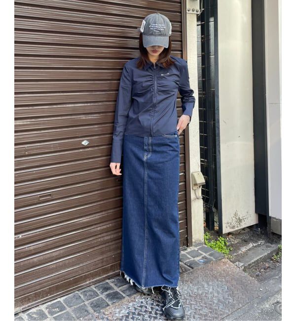 Oriens JOURNAL STANDARD「フロントジップギャザーシャツ」|シャツ・ブラウス|