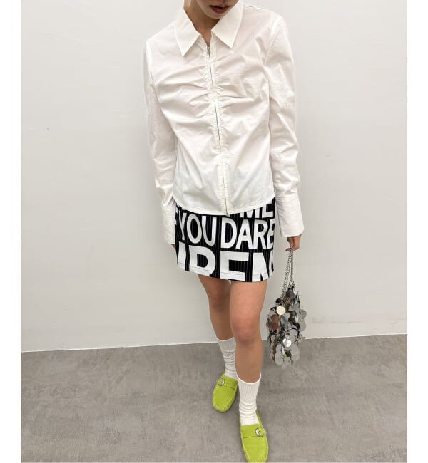 Oriens JOURNAL STANDARD「フロントジップギャザーシャツ」|シャツ・ブラウス|