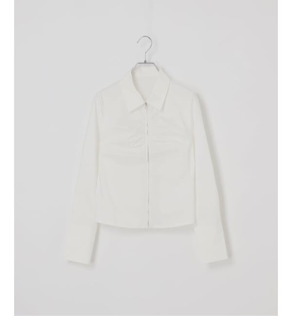 Oriens JOURNAL STANDARD「フロントジップギャザーシャツ」|シャツ・ブラウス|