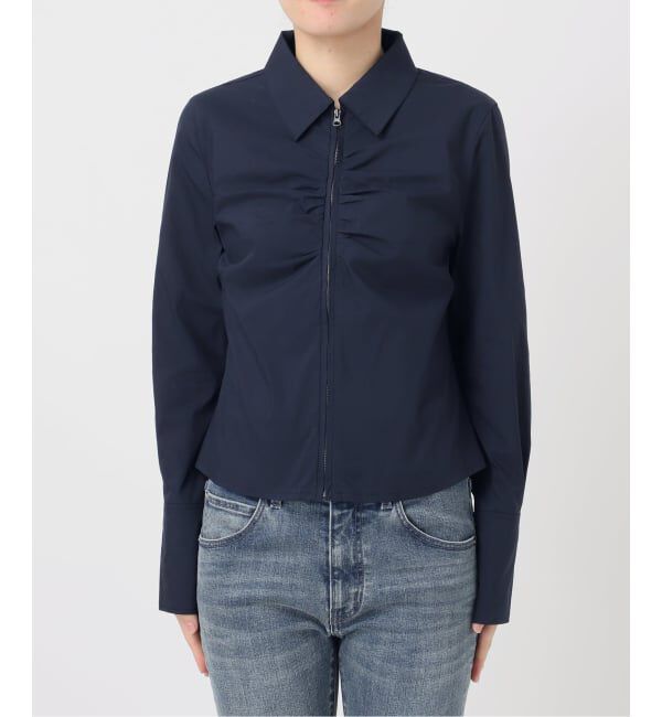 Oriens JOURNAL STANDARD「フロントジップギャザーシャツ」|シャツ・ブラウス|