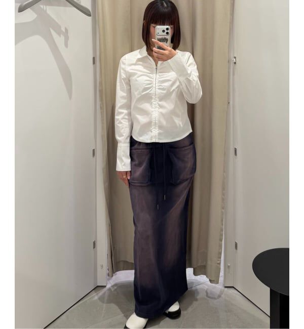 Oriens JOURNAL STANDARD「フロントジップギャザーシャツ」|シャツ・ブラウス|