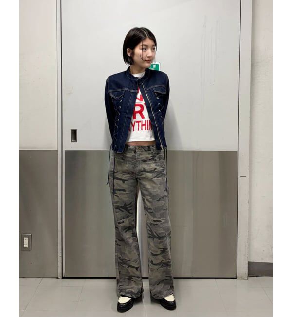 Oriens JOURNAL STANDARD「《予約》フレアデニムパンツ」|デニム|