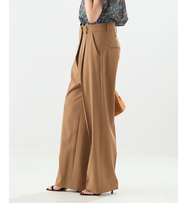 journal standard L'essage「【金子綾さん着用】LANAフロントラップパンツ」|スラックス|