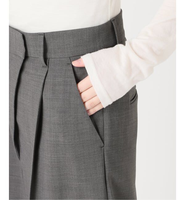 journal standard L'essage「【金子綾さん着用】LANAフロントラップパンツ」|スラックス|