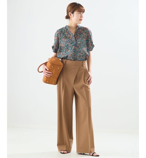 journal standard L'essage「【金子綾さん着用】LANAフロントラップパンツ」|スラックス|