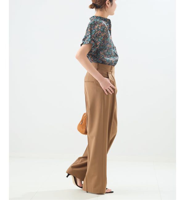 journal standard L'essage「【金子綾さん着用】LANAフロントラップパンツ」|スラックス|