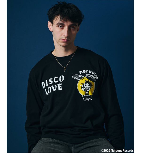 JOURNAL STANDARD「Nervous Records / ナーヴァス・レコーズ &times; A-1 CLOTHING  ロンT」|Tシャツ・カットソー|