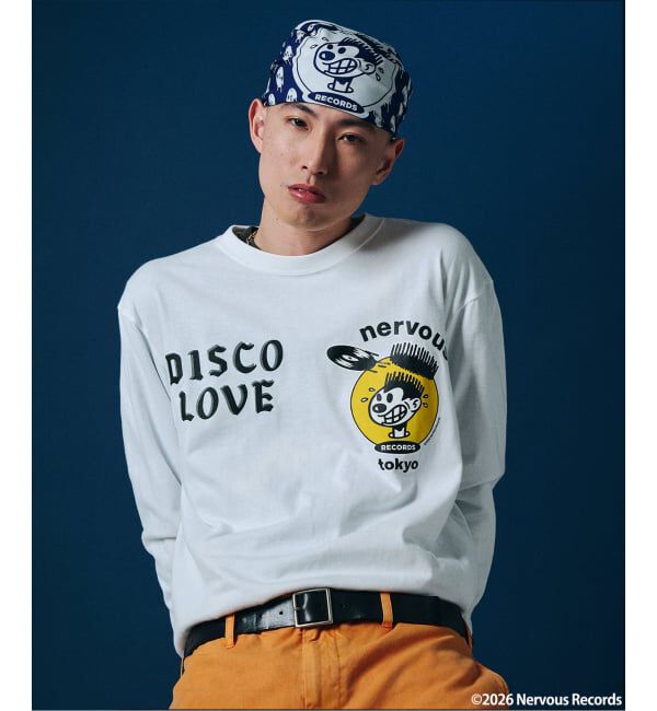 JOURNAL STANDARD「Nervous Records / ナーヴァス・レコーズ &times; A-1 CLOTHING  ロンT」|Tシャツ・カットソー|