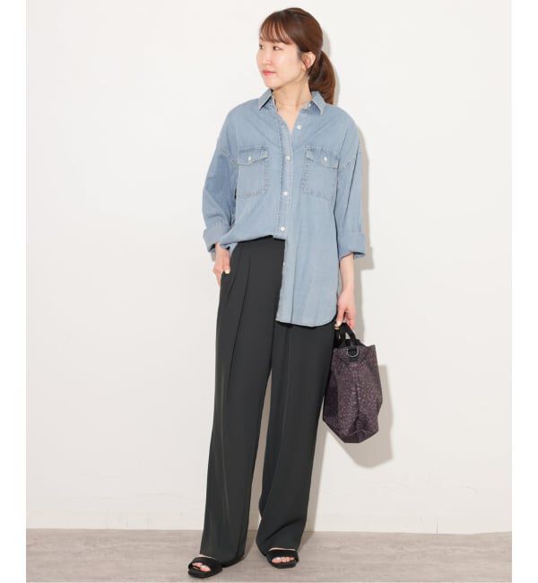 JOURNAL STANDARD relume「《予約》イージードレープワイドパンツ」|スラックス|