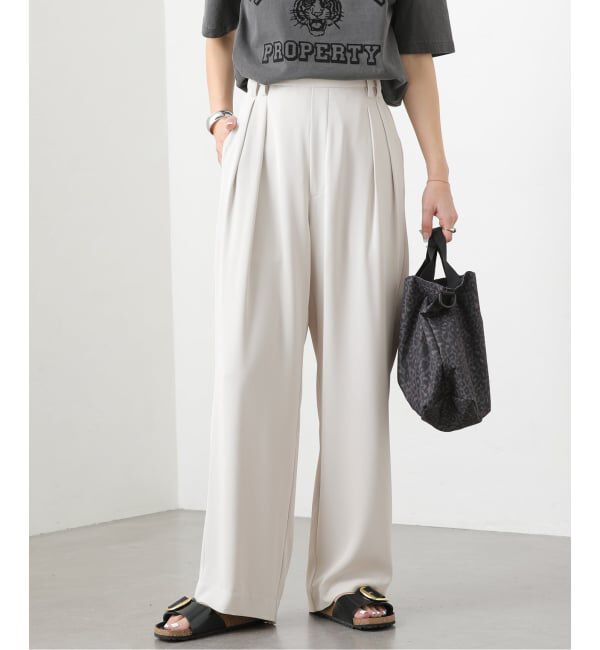 JOURNAL STANDARD relume「《予約》イージードレープワイドパンツ」|スラックス|