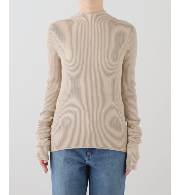 journal standard L'essage「【THE NEWHOUSE/ザ ニューハウス】COTTON CASHMERE LONG SLEEVE」|ニット・セーター|ベージュ