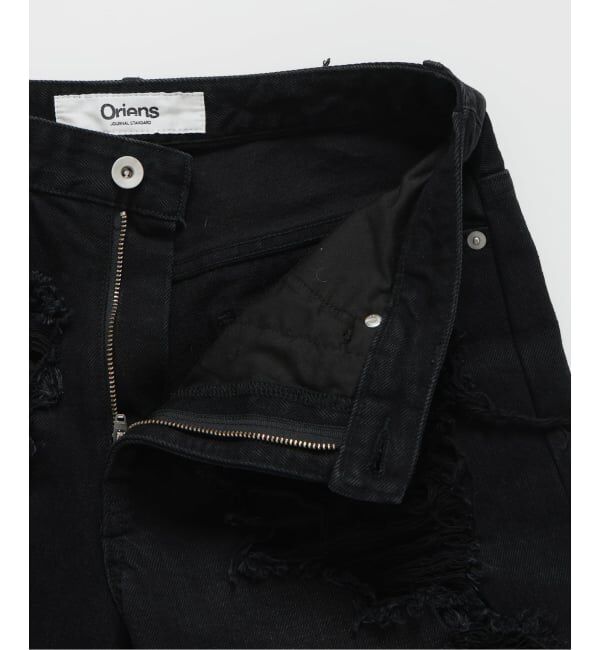 Oriens JOURNAL STANDARD「《予約》ブロークンダメージデニムパンツ」|デニム|