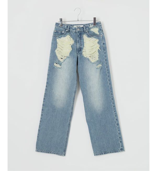 Oriens JOURNAL STANDARD「《予約》ブロークンダメージデニムパンツ」|デニム|