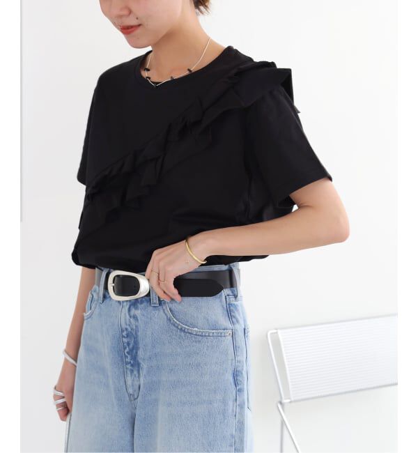 JOURNAL STANDARD relume「《WEB限定追加予約》アシンメトリーフリルTEE」|Tシャツ・カットソー|