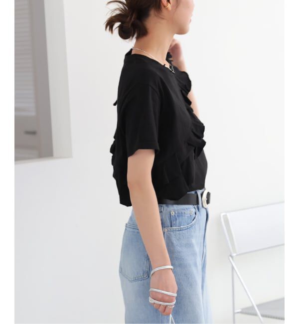 JOURNAL STANDARD relume「《WEB限定追加予約》アシンメトリーフリルTEE」|Tシャツ・カットソー|