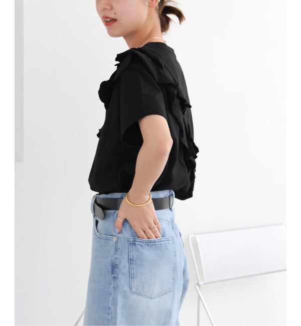 JOURNAL STANDARD relume「《WEB限定追加予約》アシンメトリーフリルTEE」|Tシャツ・カットソー|
