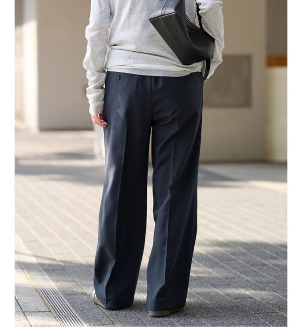 JOURNAL STANDARD relume「《WEB限定追加予約2》マットウースフレアタックパンツ」|スラックス|