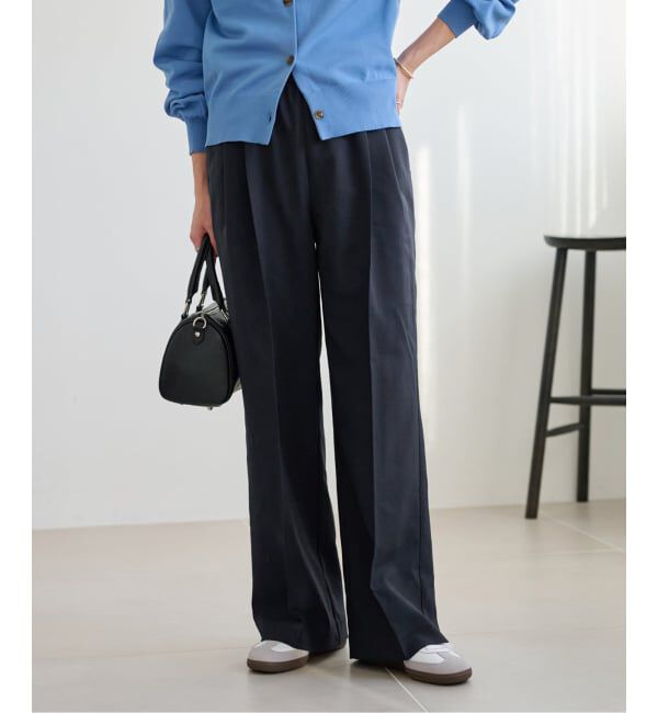 JOURNAL STANDARD relume「《WEB限定追加予約2》マットウースフレアタックパンツ」|スラックス|