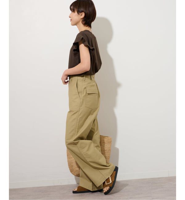 JOURNAL STANDARD relume「《WEB限定追加予約》フリルスリーブTシャツ」|Tシャツ・カットソー|