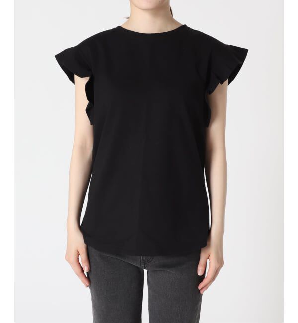 JOURNAL STANDARD relume「《WEB限定追加予約》フリルスリーブTシャツ」|Tシャツ・カットソー|