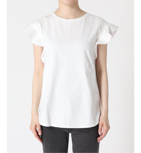 JOURNAL STANDARD relume「《WEB限定追加予約》フリルスリーブTシャツ」|Tシャツ・カットソー|