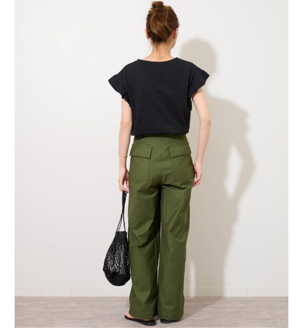 JOURNAL STANDARD relume「《WEB限定追加予約》フリルスリーブTシャツ」|Tシャツ・カットソー|