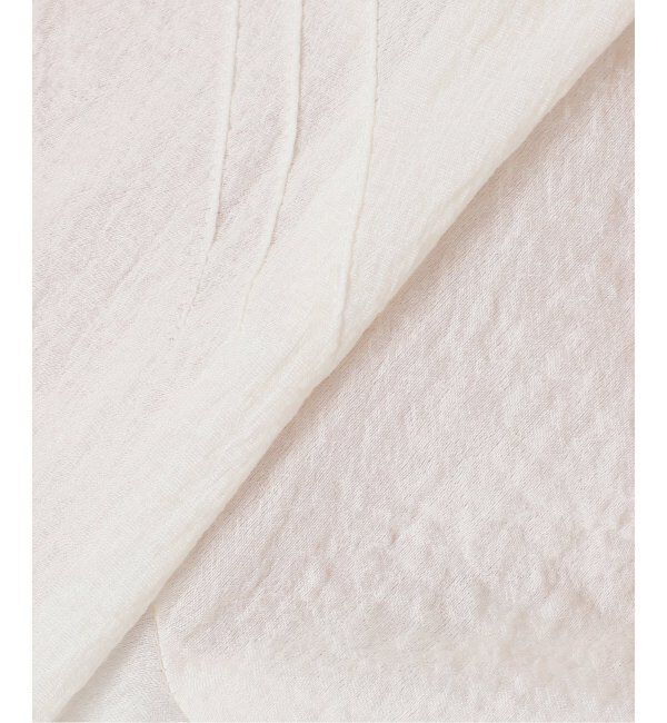 NOBLE「《追加》【洗える】シアーノイズジャガードブラウス」|シャツ・ブラウス|