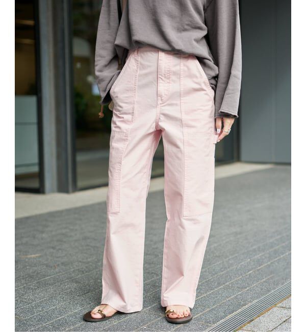 Spick and Span「カラーペインターパンツ」|その他|ピンク A