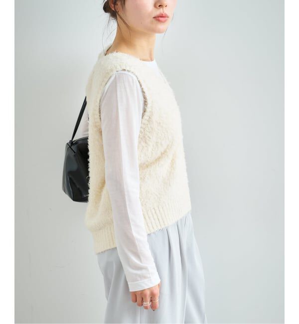 U by SPICK&SPAN「コットンシャギーニットベスト」|ベスト・ジレ|