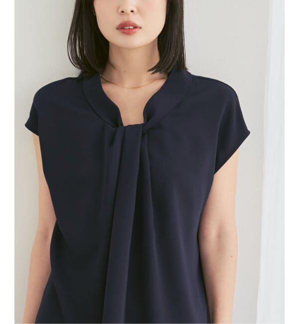 NOBLE「《追加予約》ボウタイライクノースリブラウス」|シャツ・ブラウス|