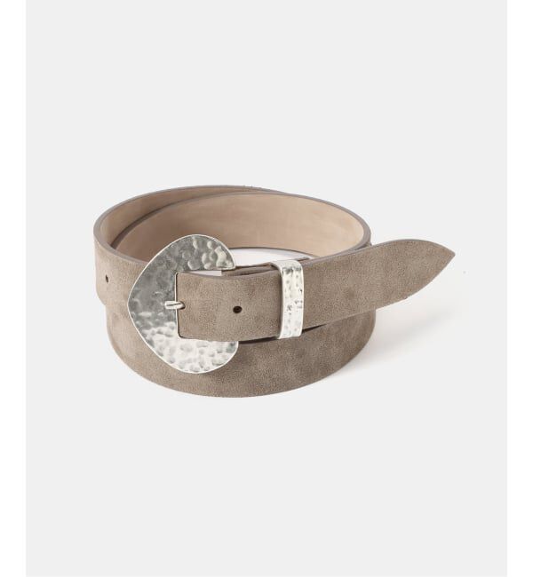 Spick and Span「LEFIJE/レフィエ 30mm スウェードレザーベルト」|ベルト|グレーA