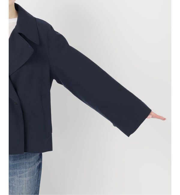 Spick and Span「《追加2》ソフトツイルショートトレンチコート」|トレンチコート|